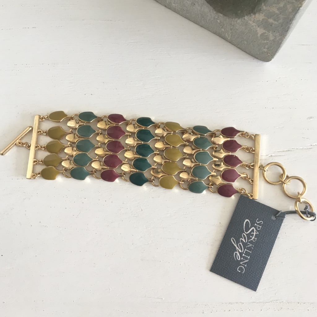 Nwt Sparkling Sage Bracelet